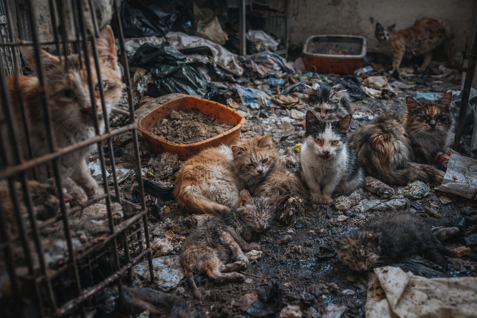 Près de Nice, une maison transformée en refuge clandestin : des dizaines de chats retrouvés dans un état critique